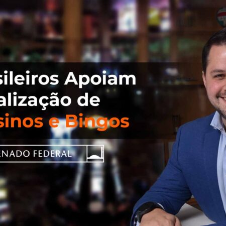 Brasileiros apoiam legalização de cassinos e bingos no Brasil, revela pesquisa do Senado