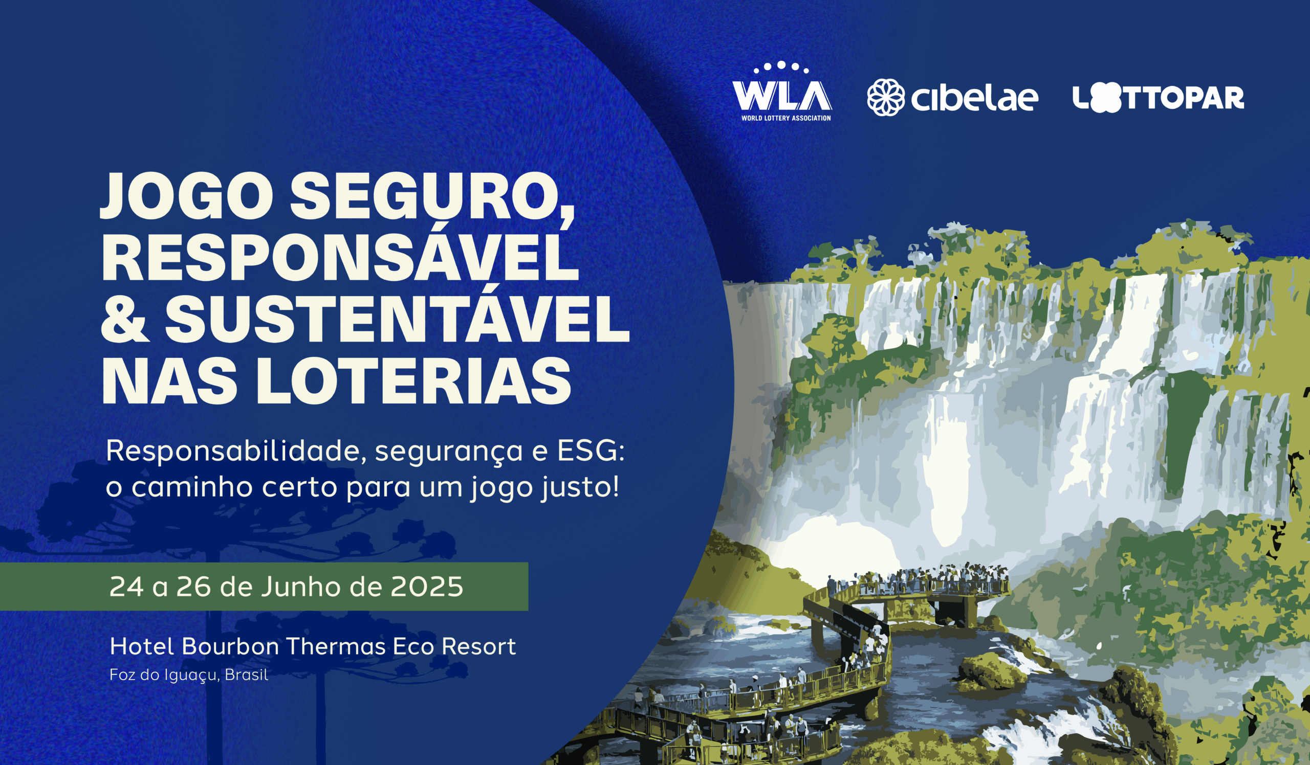 Cibelae abre inscrições para o Seminário “Jogo Responsável e Sustentável nas Loterias” em Foz do Iguaçu
